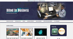 Desktop Screenshot of blindinbusiness.co.uk